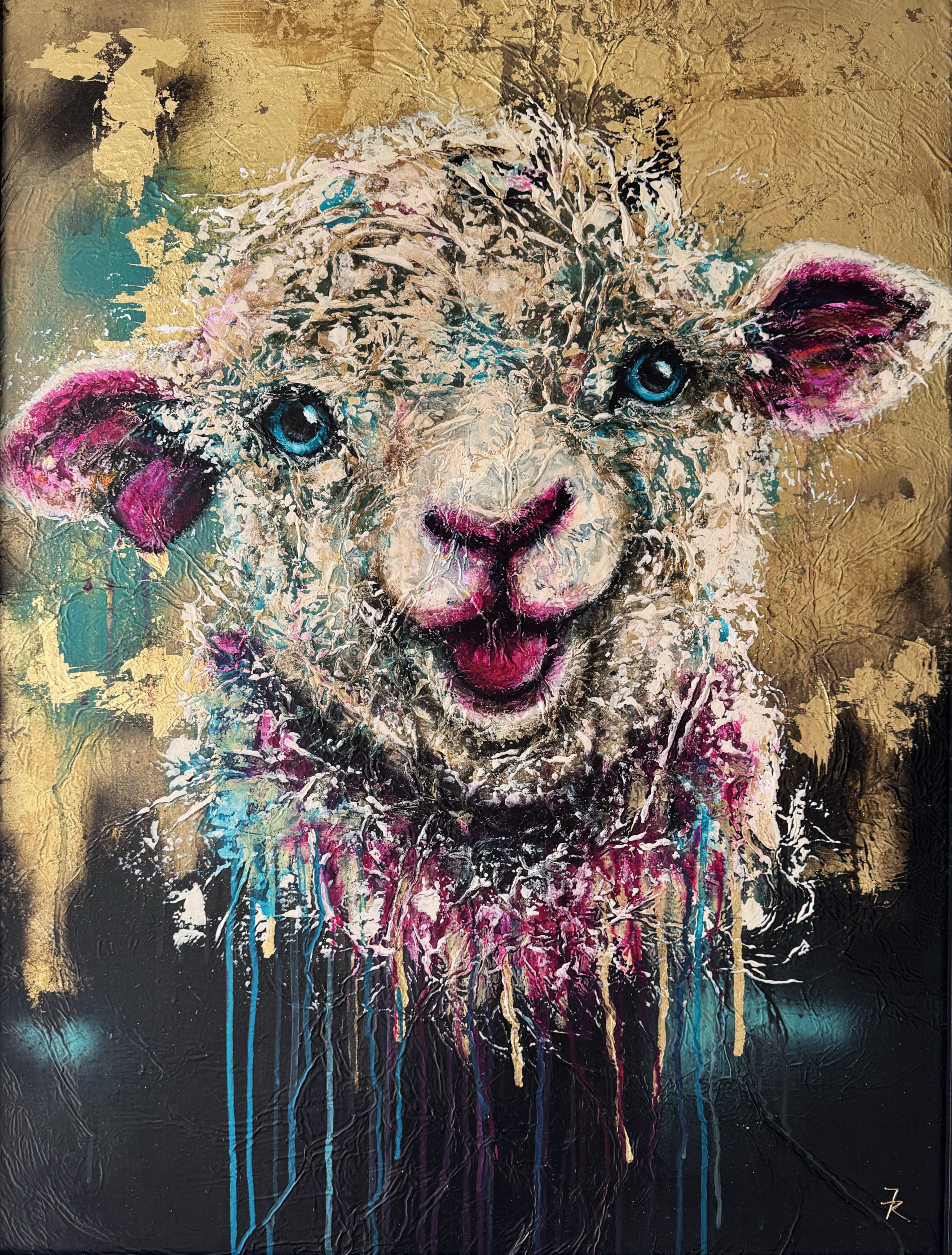 Sheep smile