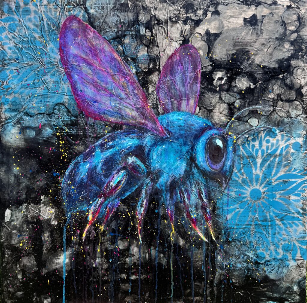 Bee blue